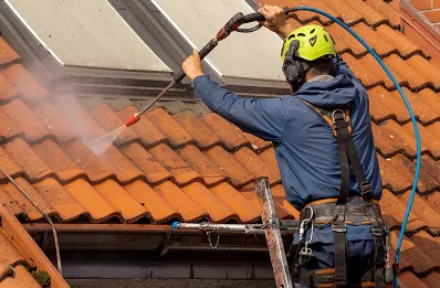 Démoussage et hydrofuge de toiture à Estivaux